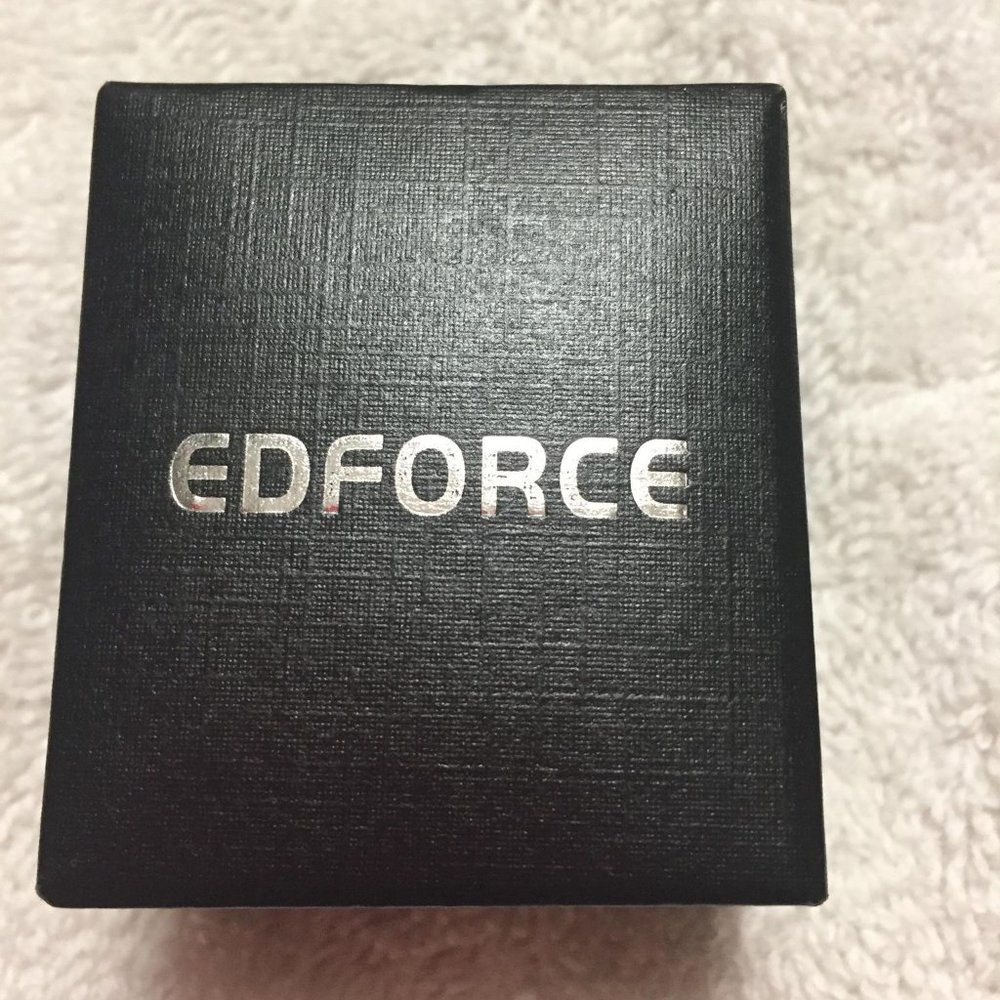 Edforce Stainless Steel Gold Hoop Earrings - Picture 16 of 16
